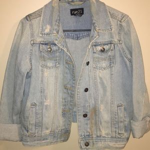 Distressed Jean Jacket